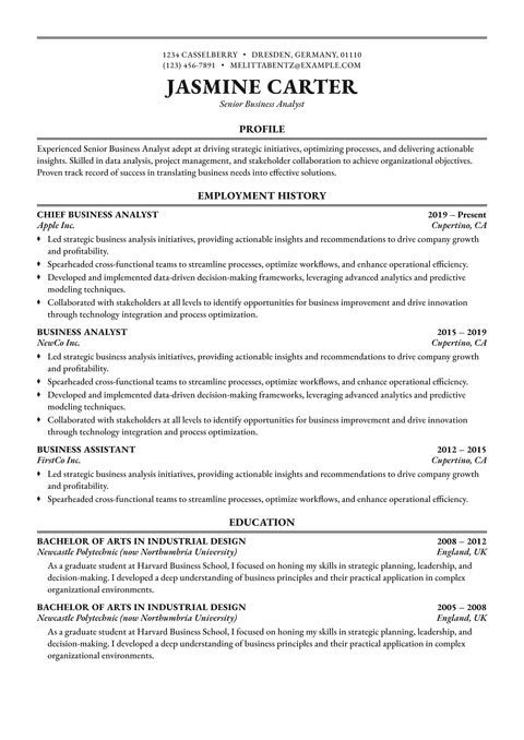 CV Template